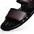 cheap Men&#039;s Slippers &amp; Flip-Flops-Men&#039;s Slippers &amp; Flip-Flops Casual Walking Shoes Latex Black Red Brown Summer / EU40