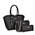 cheap Bag Sets-Women&#039;s Bags PU(Polyurethane) Bag Set 3 Pcs Purse Set Black / Blushing Pink / Fuchsia / Bag Sets