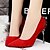 abordables Chaussures de mariée-Femme Chaussures Cuir / Synthétique Printemps / Eté / Automne Talon Aiguille Talon en Cristal Rouge / Vert / Doré / Mariage / Soirée &amp; Evénement