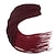 זול שיער סרוג-צמות טוויסט סנגל Kanekalon 1b / סגול burgundy 1b / # 27 # 27 / # 613 1b / # 30 תוספות שיער 22&quot; שיער צמות