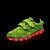 preiswerte Mädchenschuhe-Unisex / Jungen / Mädchen Komfort / Neuheit / Leuchtende LED-Schuhe Leinwand Sneakers Kleine Kinder (4-7 Jahre) Gerafft Rot / Blau / Leicht Grün Frühling