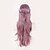 お買い得  トレンドの合成ウィッグ-人工毛ウィッグ ウェーブ ウェーブ かつら ロング パープル 合成 女性用 ミドル部 ブレイズウィッグ パープル