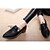 olcso Női fűzős bőrcipők-Kényelmes-Alacsony-Női cipő-Félcipők-Alkalmi-PU-Fekete / Sárga / Szürke
