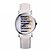 abordables Montres Tendance-Femme Montre Tendance Quartz Cuir Noir / Blanc / Marron Montre Décontractée Analogique Blanche Noir Jaune Un ans Autonomie de la batterie / Acier Inoxydable / KC 377A