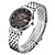 preiswerte Armbanduhr-Paar Uhr Modeuhr Kleideruhr Quartz Edelstahl Schwarz / Weiß 30 m Armbanduhren für den Alltag Analog-Digital Weiß Schwarz