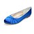 abordables Chaussures de mariée-Femme Satin Printemps / Eté Talon Plat Argenté / Bleu / Violet / Mariage / Soirée &amp; Evénement