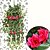 olcso Művirágok és vázák-1 Ág Selyem Rózsák Virágdekoráció Művirágok