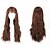 halpa Synteettiset trendikkäät peruukit-Synteettiset peruukit Löysät aaltoilevat Löysät aaltoilevat Peruukki Tumman ruskea Musta Ruskea Synteettiset hiukset Naisten Musta Ruskea