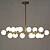 cheap Chandeliers-Sputnik Chandelier Ambient Light Electroplated Metal Glass Mini Style 110-120V / 220-240V Yellow / White / G4