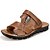 cheap Men&#039;s Sandals-Men&#039;s Shoes PU Casual Sandals Casual Walking Flat Heel Others Black / Brown / Yellow