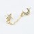 cheap Earrings-Women&#039;s Stud Earrings Star Fashion Imitation Diamond Earrings Jewelry Gold For Daily Going out Valentine