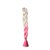 cheap Crochet Hair-ombre white pink color box braids hair synthetic hair braiding hair extensions