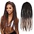 cheap Crochet Hair-black ombre dark brown senegal crochet twist small box braid 24 kanekalon 3 strands 80g hair braids free crochet hook