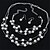ieftine Set de Bijuterii-Pentru femei Perle Seturi de bijuterii Cercei Picătură Lănțișoare Multistratificat Plutire femei Elegant Modă de Mireasă Multistratificat Perle cercei Bijuterii Auriu / Argintiu Pentru Nunt