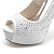 ieftine Pantofi de Mireasă-Pentru femei Satin Primăvară / Vară Toc Stilat Roz / Maro deschis / Cristal / Nuntă / Party &amp; Seară