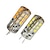 abordables Ampoules LED double broche-brelong 10 pièces g4 24led smd2835 gradable lumière décorative en maïs dc12v blanc / blanc chaud