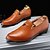 economico Slip-ons e mocassini da uomo-Per uomo Mocassini e Slip-Ons Mocassini di vestito Scarpe comfort Penny Loafers Matrimonio Informale Serata e festa Footing Di pelle Nero Borgogna Giallo Autunno Estate / Ufficio e carriera