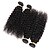billige Hårforlengelse med naturlig farge-3 pakker Brasiliansk hår Krøllete Weave 10A Ubehandlet hår Menneskehår Vevet Hårvever med menneskehår Hairextensions med menneskehår