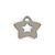 abordables Collier-Breloques Métallique Star Shape comme image 50Pcs