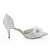 abordables Chaussures de mariée-Femme Chaussures à Talons Talon Aiguille Mariage Habillé Soirée &amp; Evénement Cristal Fleur Satin Elastique Eté Ivoire