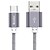 billige Kabler og ladere-USB 2.0 / Type-C USB-kabeladapter Ledning / Ladingskabel / Fletted ladingskabel Flettet Kabel Til Samsung / Huawei / Xiaomi 100 cm Nylon