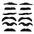 baratos Acessórios para Festa do Halloween-falso bigode em todo o mundo 12pcs / set traje do partido quente do dia das bruxas bigode engraçado falsa barba suiça