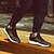 Χαμηλού Κόστους Ανδρικά Αθλητικά Παπούτσια-ανδρικά παπούτσια τούλι εξωτερική / αθλητική / περιστασιακά πάνινα παπούτσια μόδας υπαίθρια / αθλητική / μαύρο και