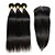 baratos Uma embalagem de cabelo-3 pacotes com fechamento Tecer Cabelo Cabelo Brasileiro Kinky Curly Extensões de cabelo humano Cabelo Natural Remy Trama do cabelo com Encerramento 8-26 polegada / 4x4 Encerramento