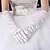 cheap Party Gloves-Polyester Opera Length Glove Bridal Gloves Party/ Evening Gloves With Ruffles