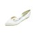 abordables Chaussures de mariée-Femme Chaussures de mariage Mariage Soirée &amp; Evénement Appartements de mariage Chaussures de mariée Chaussures de demoiselle d&#039;honneur Eté Talon Plat Satin Ivoire Noir Blanc