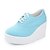 cheap Women&#039;s Oxfords-2017 New Arrivals Women&#039;s Shoes Best Seller Canvas Wedge Heel Platform/Creepers/Round Toe Fashion Sneakers Outdoor/Casual Blue/White