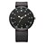 cheap Watches-Men&#039;s Wrist Watch Quartz Rubber Black Casual Watch Analog Casual - White Black / Stainless Steel
