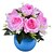 abordables Fleurs artificielles-1 Une succursale Soie Roses Fleur de Table Fleurs artificielles