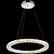 cheap Circle Design-50cm(19.69 Inch) Crystal LED Chandelier Gold Pendant Light Metal Electroplated Modern Contemporary 110-120V 220-240V