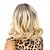 preiswerte Trendige synthetische Perücken-Synthetische Perücken Große Wellen Große Wellen Perücke Blond Blondine Synthetische Haare Damen Gefärbte Haarspitzen (Ombré Hair) Blond AISI HAIR