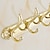 cheap Bath Accessories-Gold Finish Brass Wall Mounted Robe Hooks