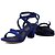 preiswerte Damensandalen-Damen Sandalen PU Frühling Sommer Herbst Normal Kleid Party &amp; Festivität Schnürsenkel Blockabsatz Schwarz Braun Blau 5 - 7 cm