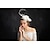 お買い得  結婚式のかぶと-フラメンコレースフェザーネットの魅力的なヘッドピースクラシックな女性のスタイル