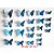 cheap Wall Stickers-Decorative Wall Stickers - Plane Wall Stickers 3D Living Room / Bedroom / Bathroom / Removable / Re-Positionable