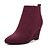 cheap Women&#039;s Boots-Women&#039;s Boots Wedge Heel Wedding Casual Dress Buckle Fleece Booties / Ankle Boots Summer Black / Red / Blue / Party &amp; Evening