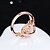 cheap Rings-Women&#039;s Statement Ring Golden Silver Statement Vintage Fashion Wedding Party Jewelry / Crystal