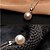 cheap Necklaces-Women&#039;s Fashion Folk Style Pendant Necklace Pendant Pearl Sterling Silver Pendant Necklace Pendant , Daily Casual