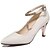 preiswerte Absatzschuhe für Damen-Damen Schuhe Kunstleder Frühling High Heels Niedriger Absatz Glitter Für Hochzeit Party &amp; Festivität Beige Purpur