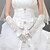 cheap Party Gloves-Polyester Opera Length Glove Bridal Gloves Party/ Evening Gloves With Ruffles