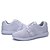 abordables Chaussures sport femme-Femme Confort Tulle Printemps Automne Décontracté Confort Talon Plat Blanc Noir Plat