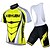 cheap Men&#039;s Clothing Sets-KEIYUEM Men&#039;s Women&#039;s Short Sleeve Cycling Jersey with Bib Shorts Summer Coolmax® Mesh Silicon Bike Clothing Suit Breathable Quick Dry Back Pocket Sweat-wicking Sports Classic Clothing Apparel