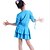 abordables Tenues de danse enfants-Danse latine Robe Volants Utilisation Demi Manches Taille moyenne Fibre de Lait