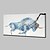 זול ציורי בעלי חיים-ציור שמן צבוע-Hang מצויר ביד - חיות מודרני עם מסגרת / בד מתוח