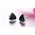 abordables Boucle d&#039;Oreille-Femme Boucles d&#039;oreille Clou Boucles d&#039;Oreille Trillion de Forme dames Mode Argent sterling Argent Des boucles d&#039;oreilles Bijoux Noir Pour Mariage Soirée Quotidien Décontracté Sports