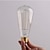 halpa Hehkulamput-5kpl 40 W E26 / E27 ST64 Lämmin valkoinen 2300 k Retro / Himmennettävissä / Koristeltu Hehkulamppuinen vintage Edison-lamppu 220-240 V